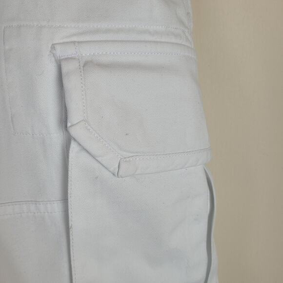 Polo Ralph Lauren Shorts Men 38 White Graphic Cargo Utility Pockets Twill Preppy - Picture 10 of 11